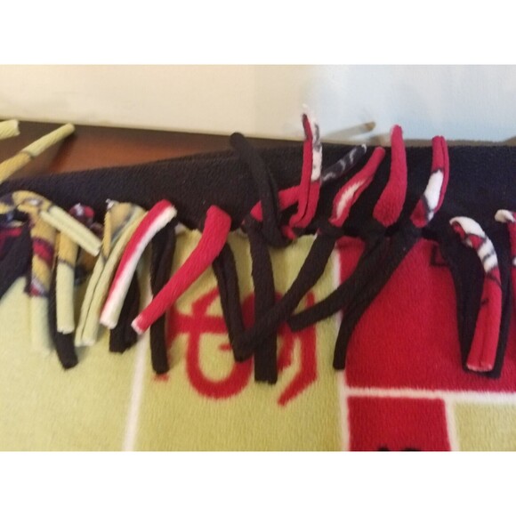 Florida State University Seminoles Hard Tied Fleece Throw Blanket 52x68 - Picture 4 of 5